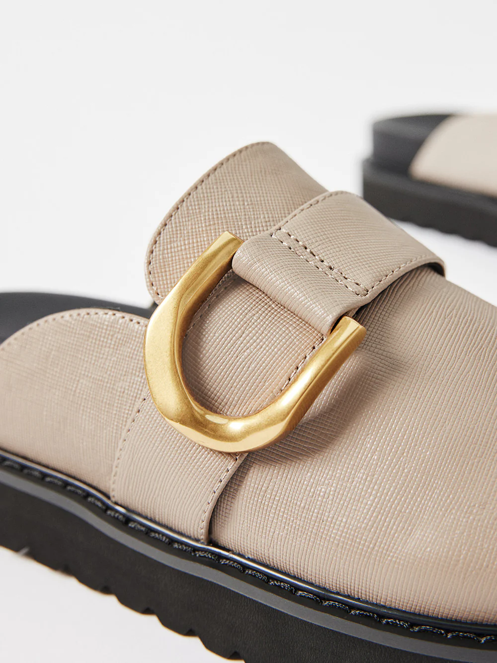 The Antonia Leather Slide - Image 3