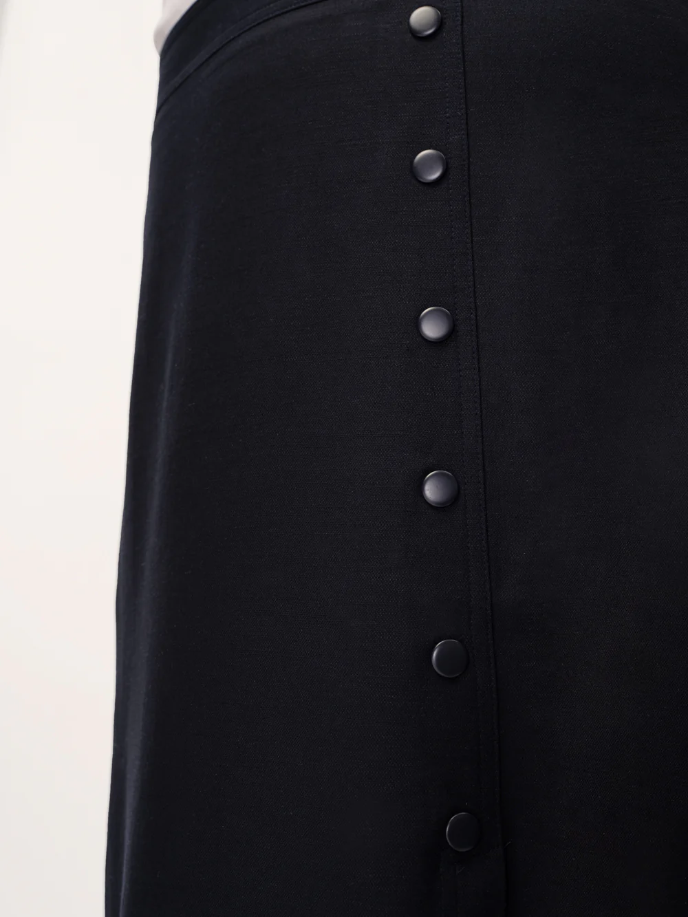 The Asymmetrical Button Wrap Skirt - Image 5
