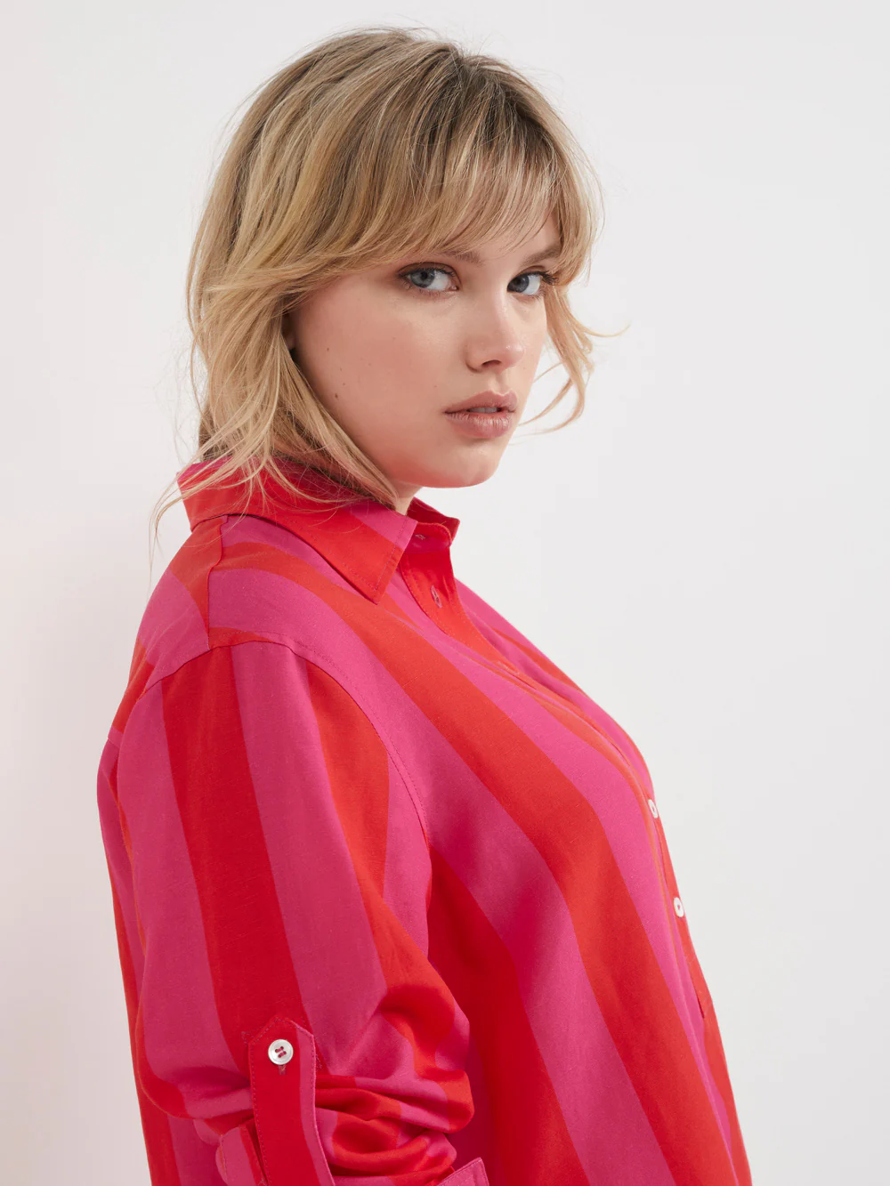 The Bold Stripe Tunic Shirt