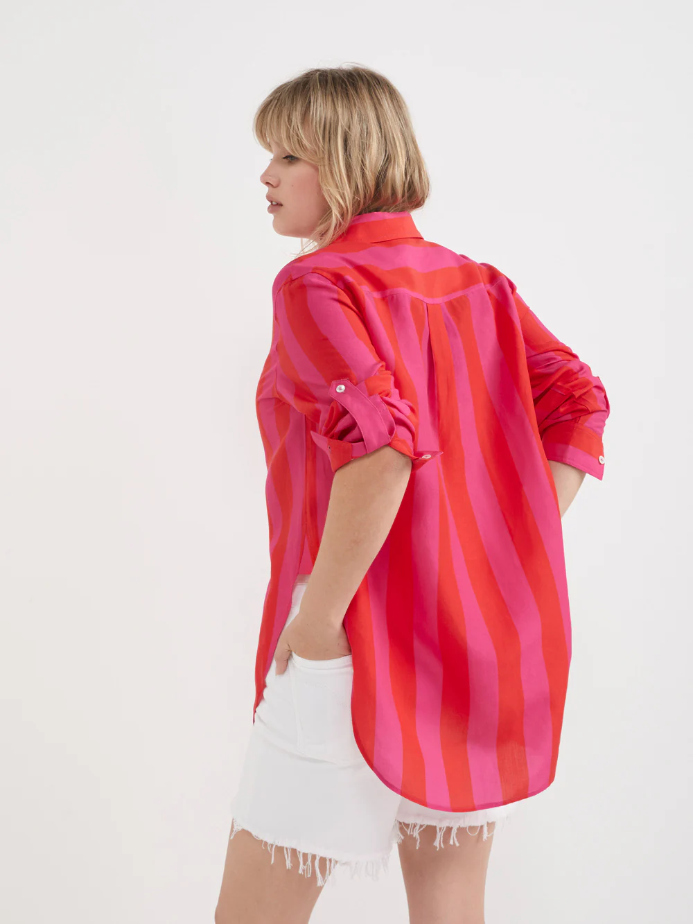 The Bold Stripe Tunic Shirt - Image 4