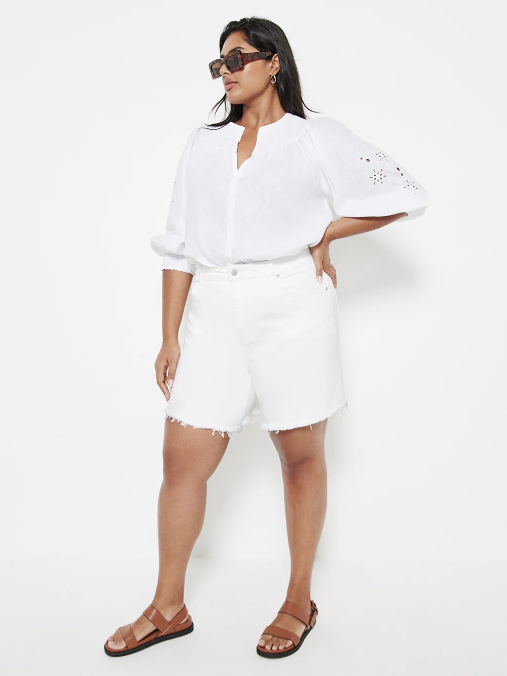 The Broderie Linen Top - Image 8