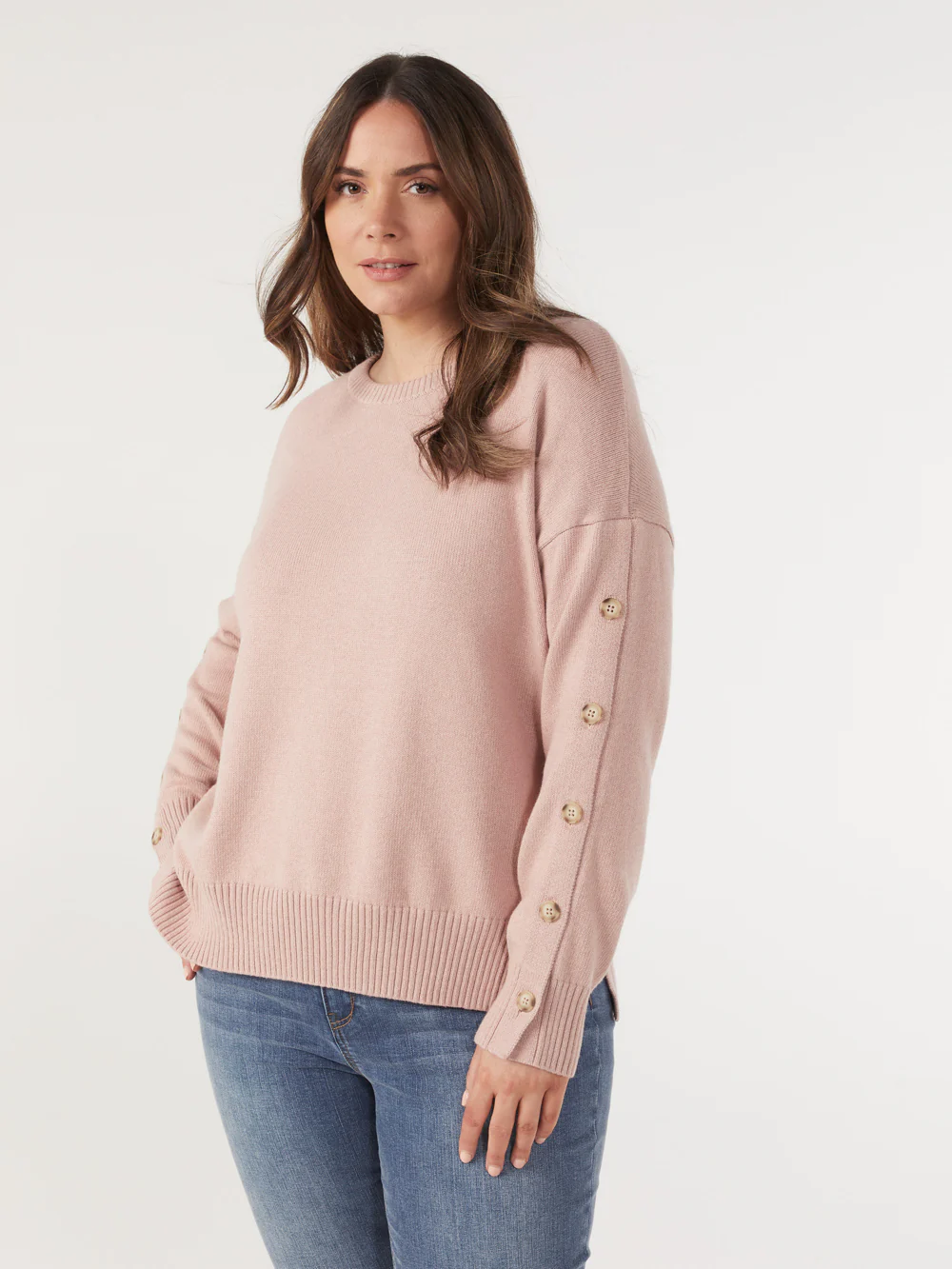 The Button Sleeve Knit Pullover - Image 5