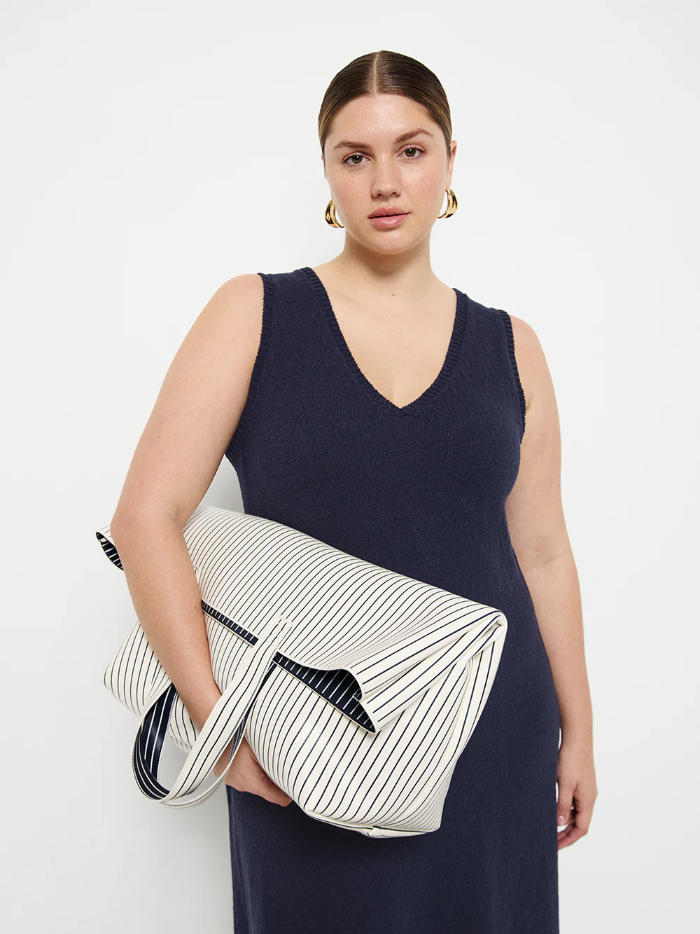 The Cara Stripe Tote - Image 7