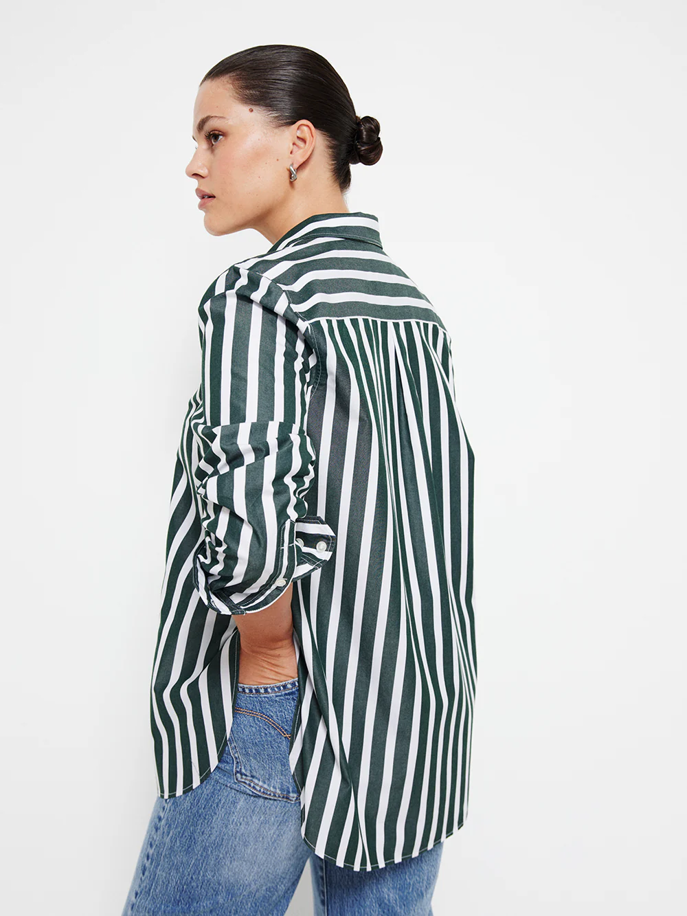 The Common Standard Poplin Stripe Shirt - Image 3