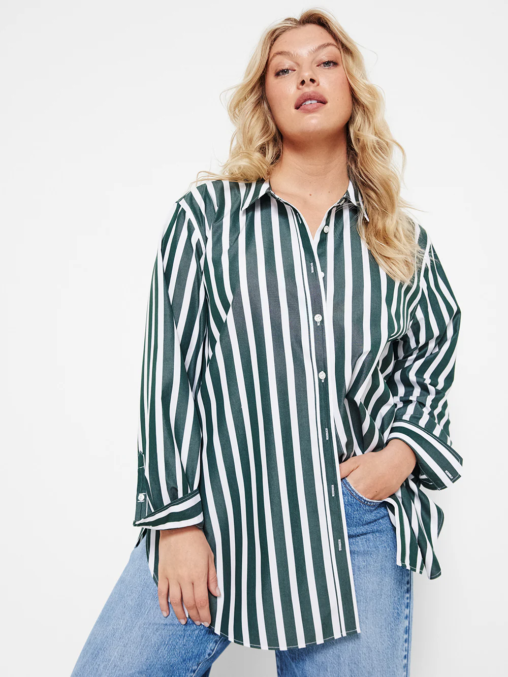The Common Standard Poplin Stripe Shirt - Image 5