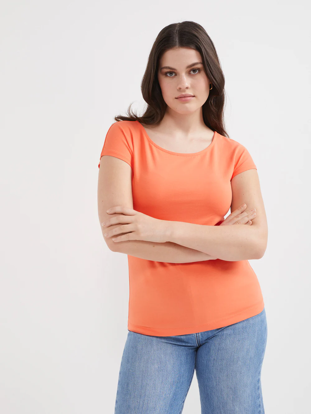 The Cotton Cap Sleeve Tee - Image 2
