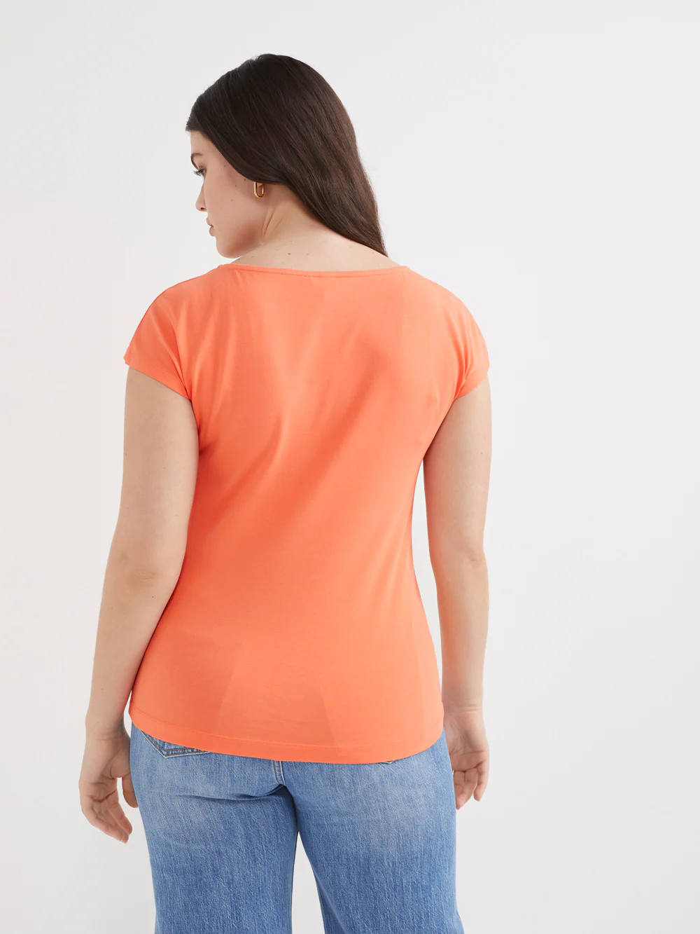 The Cotton Cap Sleeve Tee - Image 3