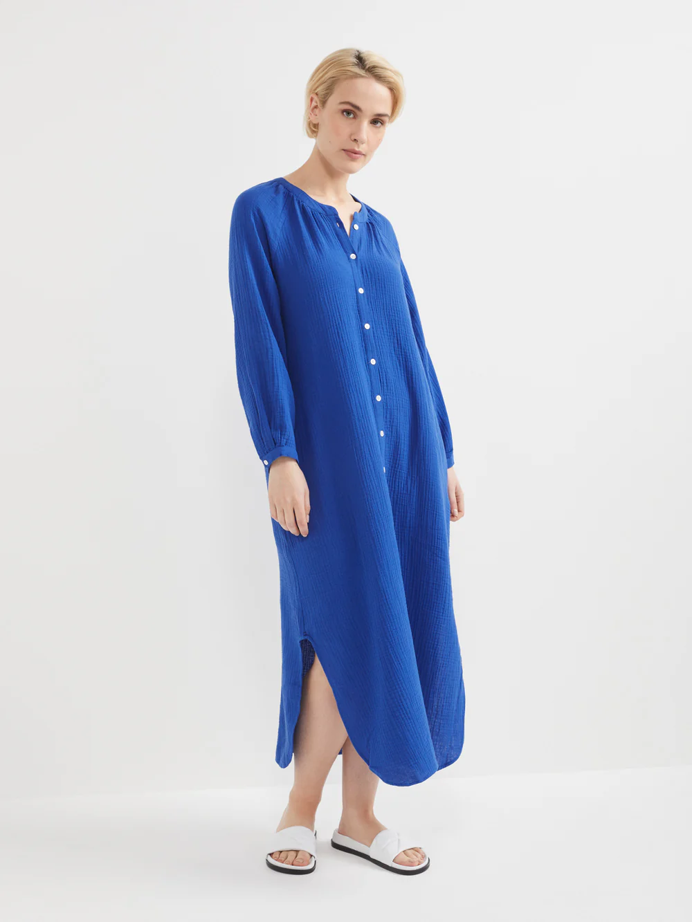 The Cotton Crinkle Boho Dress