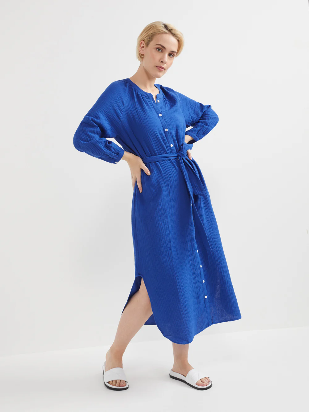 The Cotton Crinkle Boho Dress - Image 2