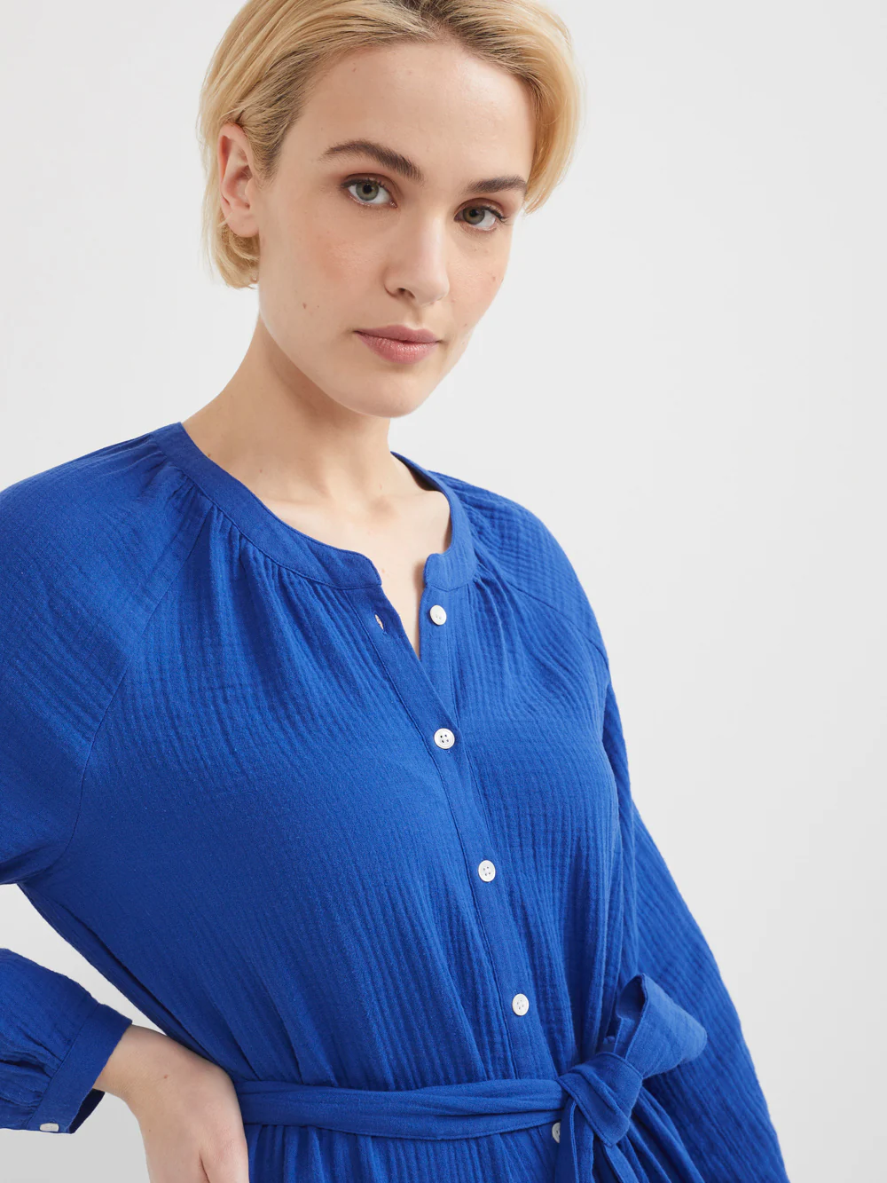 The Cotton Crinkle Boho Dress - Image 4