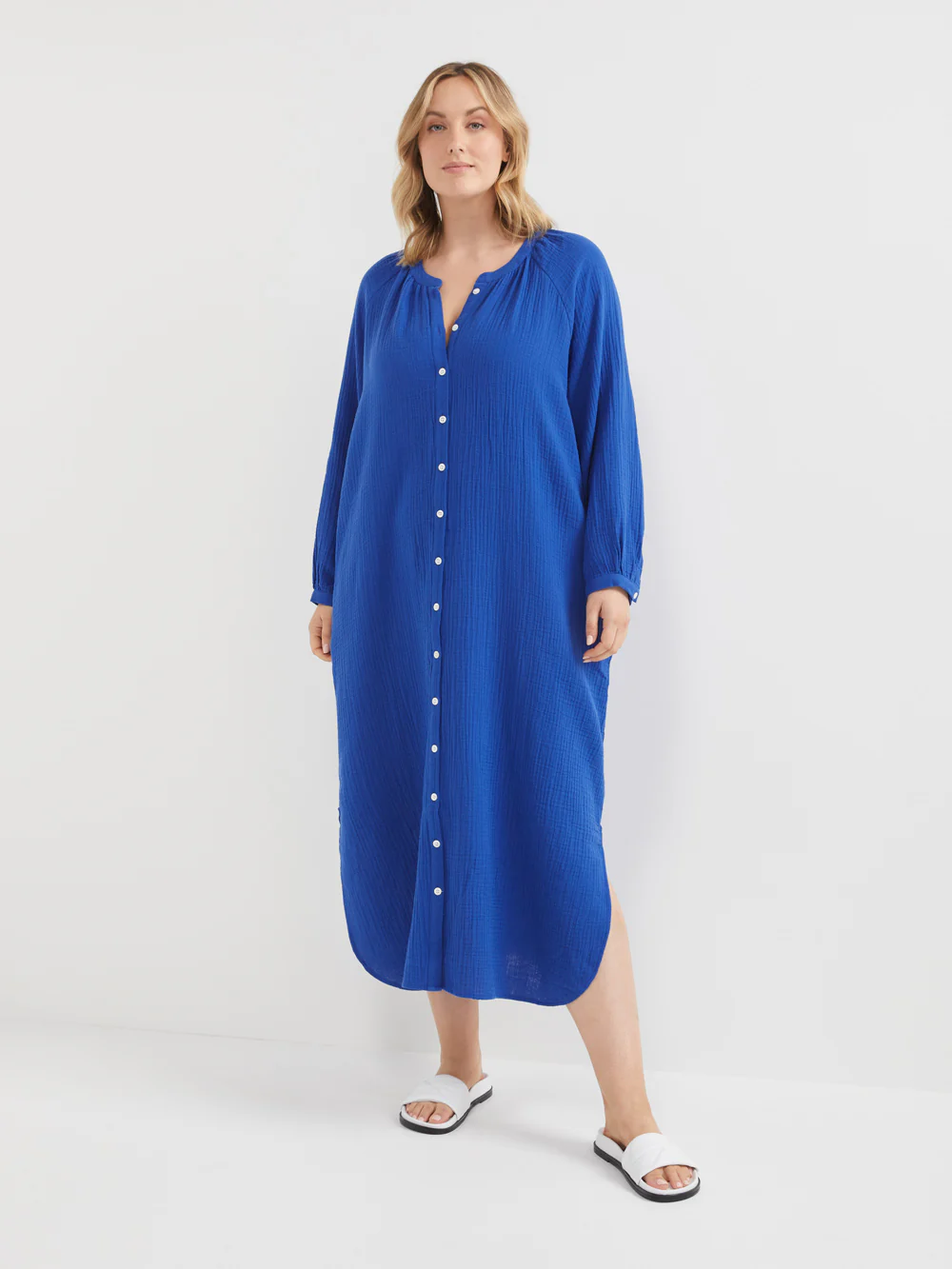 The Cotton Crinkle Boho Dress - Image 6
