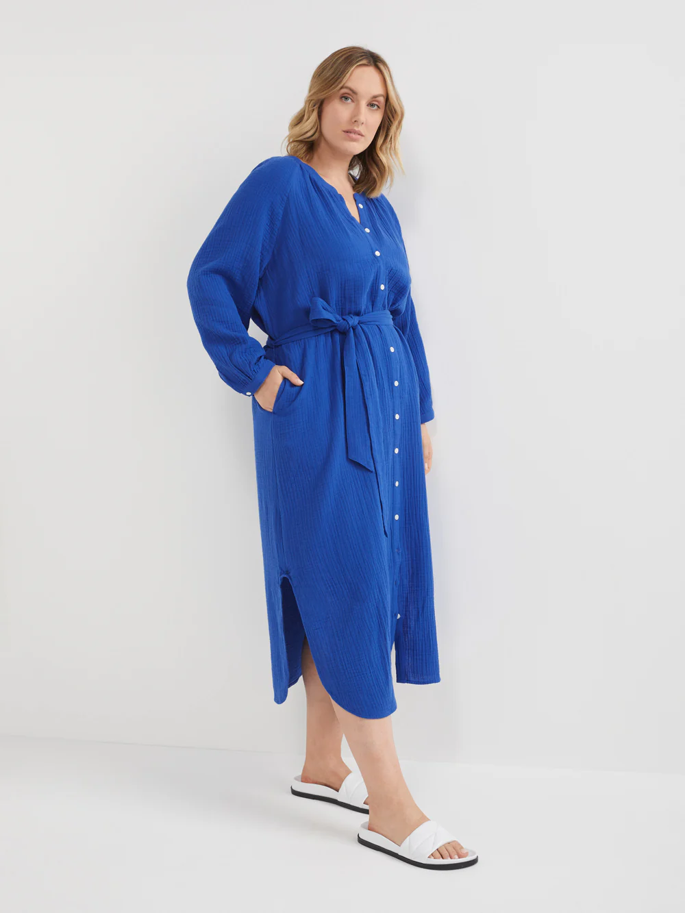 The Cotton Crinkle Boho Dress - Image 7