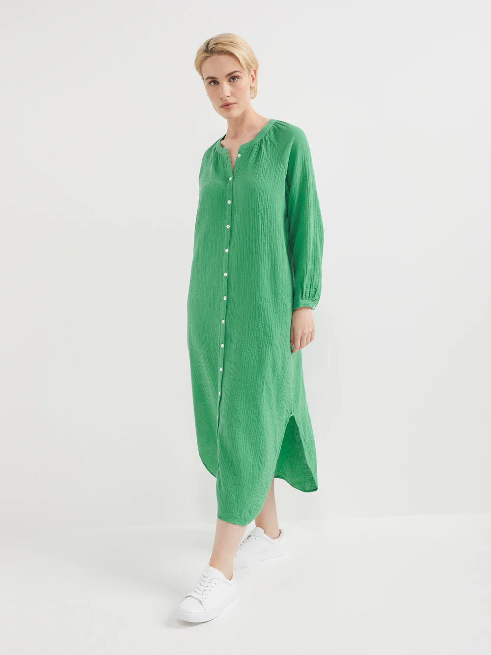 The Cotton Crinkle Boho Dress - Image 2