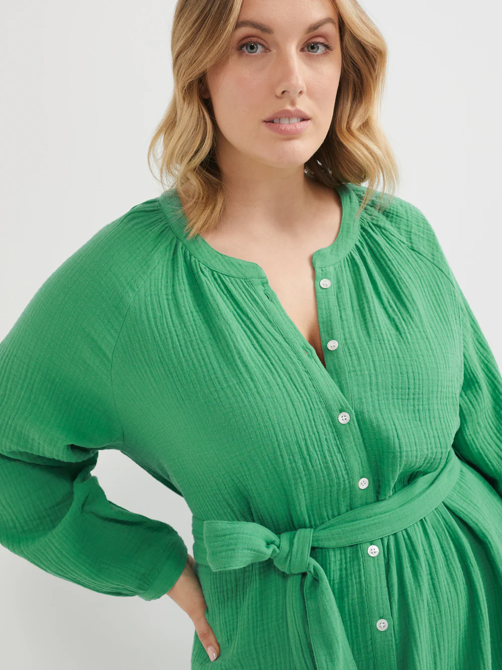 The Cotton Crinkle Boho Dress - Image 9