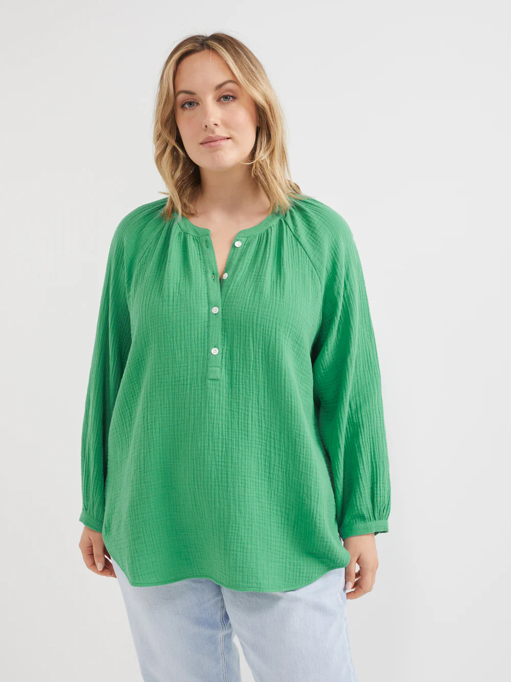 The Cotton Crinkle Popover Top - Image 5