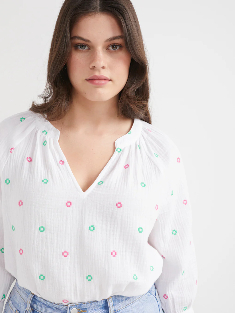 The Cotton Crinkle Scoop Neck Top - Image 4