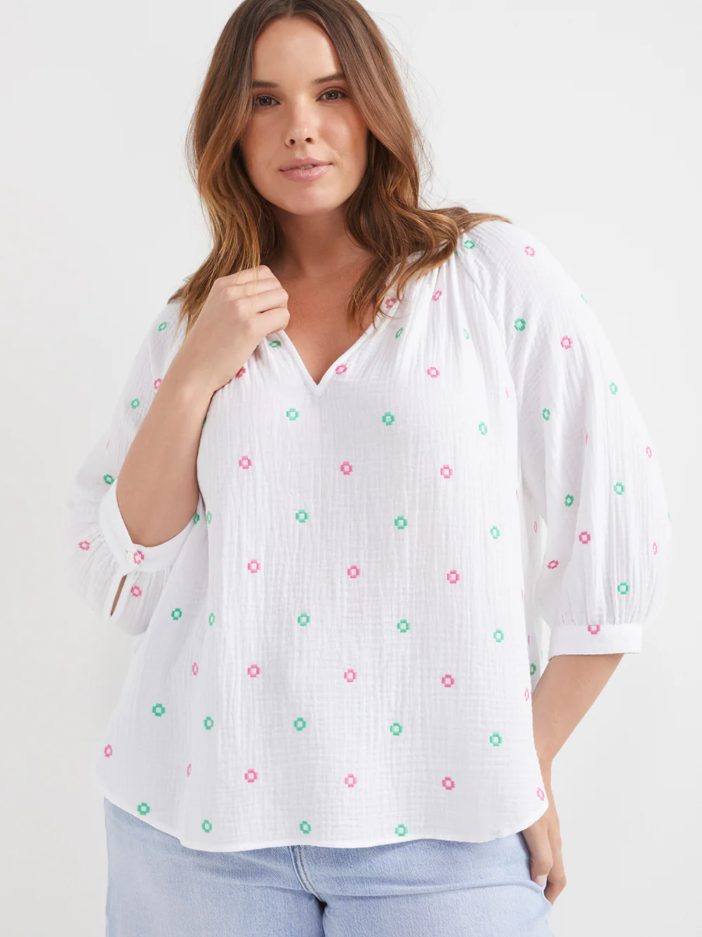 The Cotton Crinkle Scoop Neck Top - Image 6