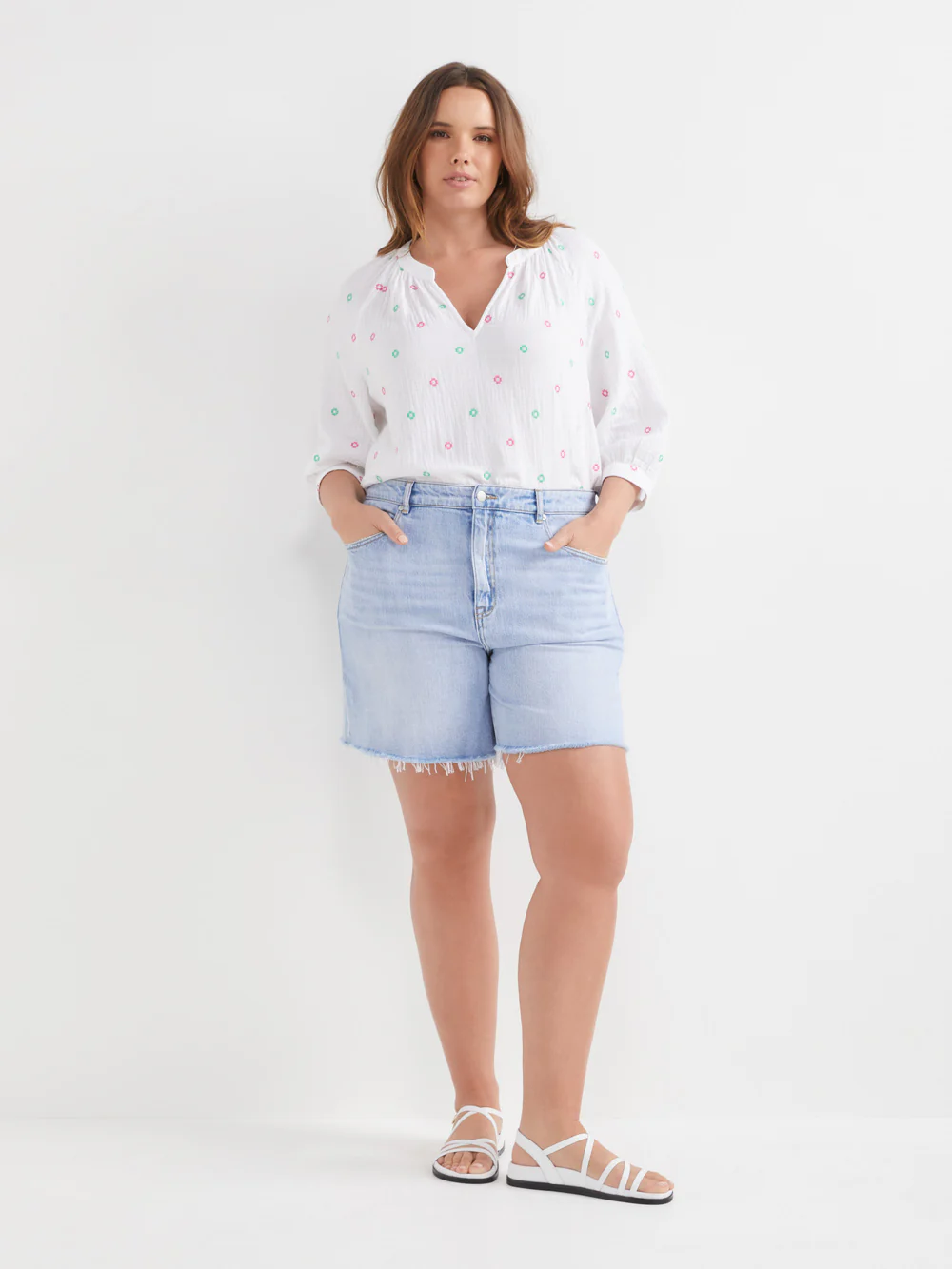 The Cotton Crinkle Scoop Neck Top - Image 7