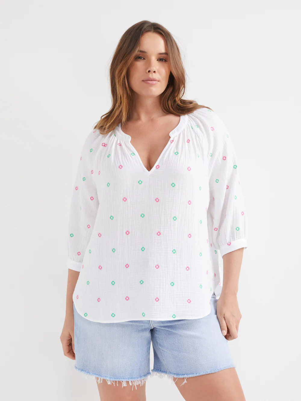 The Cotton Crinkle Scoop Neck Top - Image 9