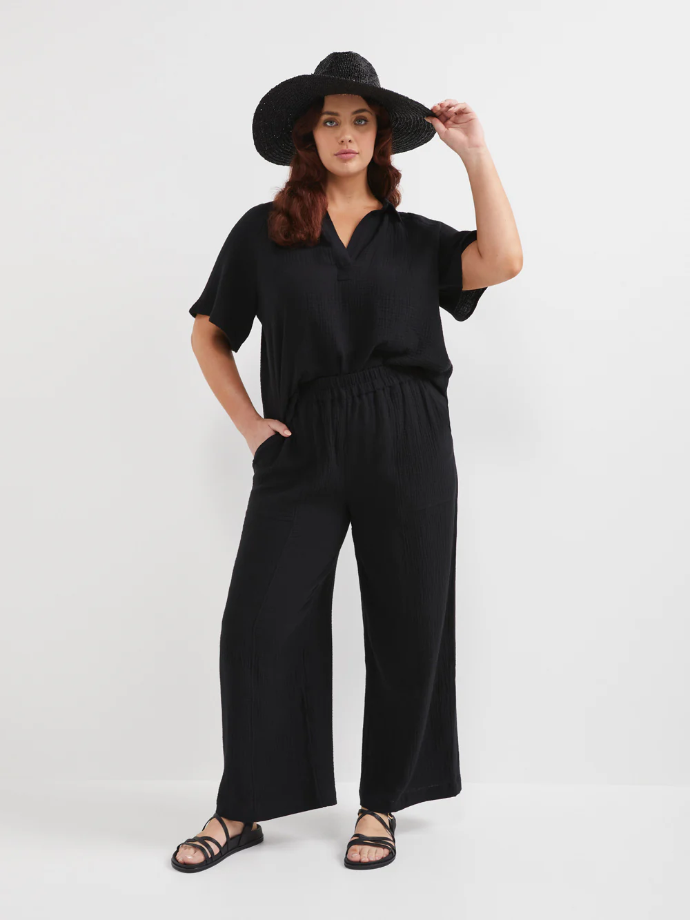 The Cotton Crinkle Short Sleeve Top - Image 7