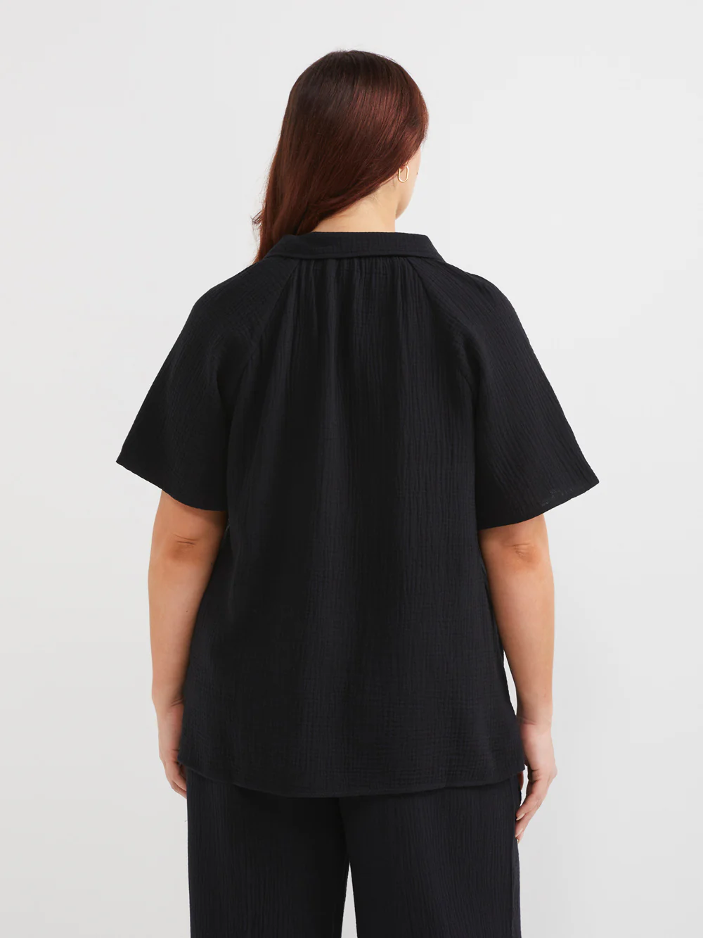 The Cotton Crinkle Short Sleeve Top - Image 8
