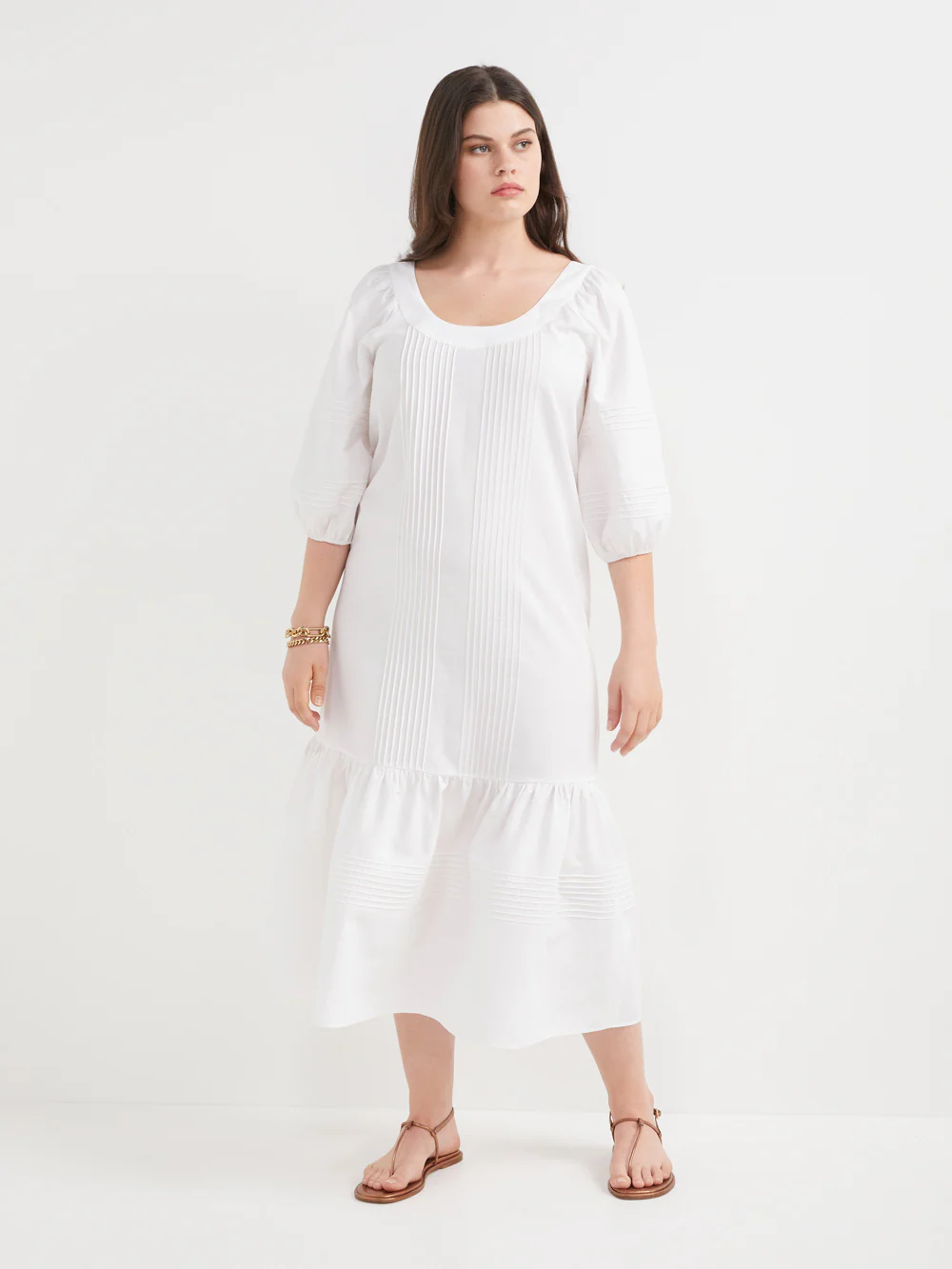The Cotton Pintuck Dress - Image 2