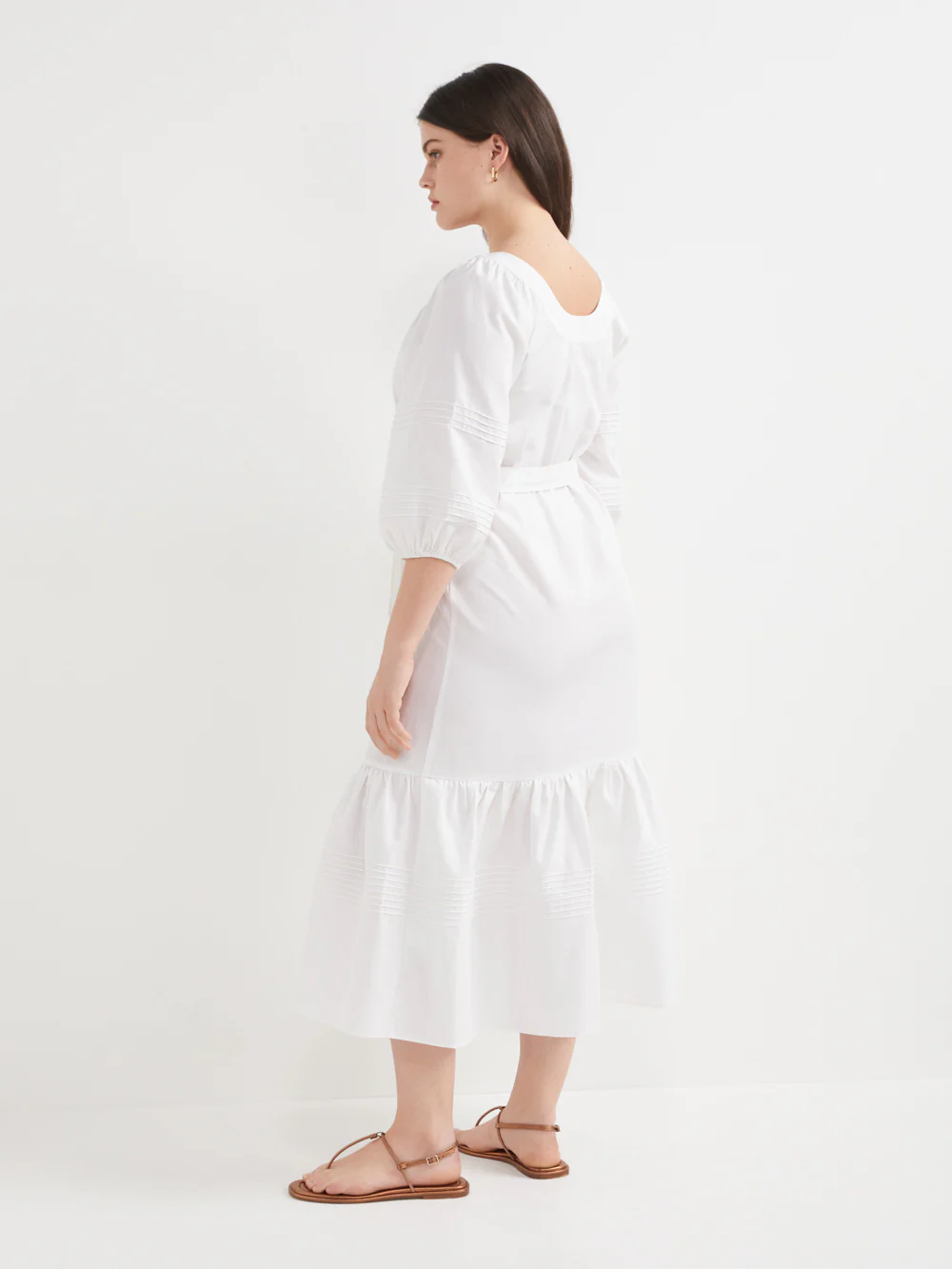 The Cotton Pintuck Dress - Image 3