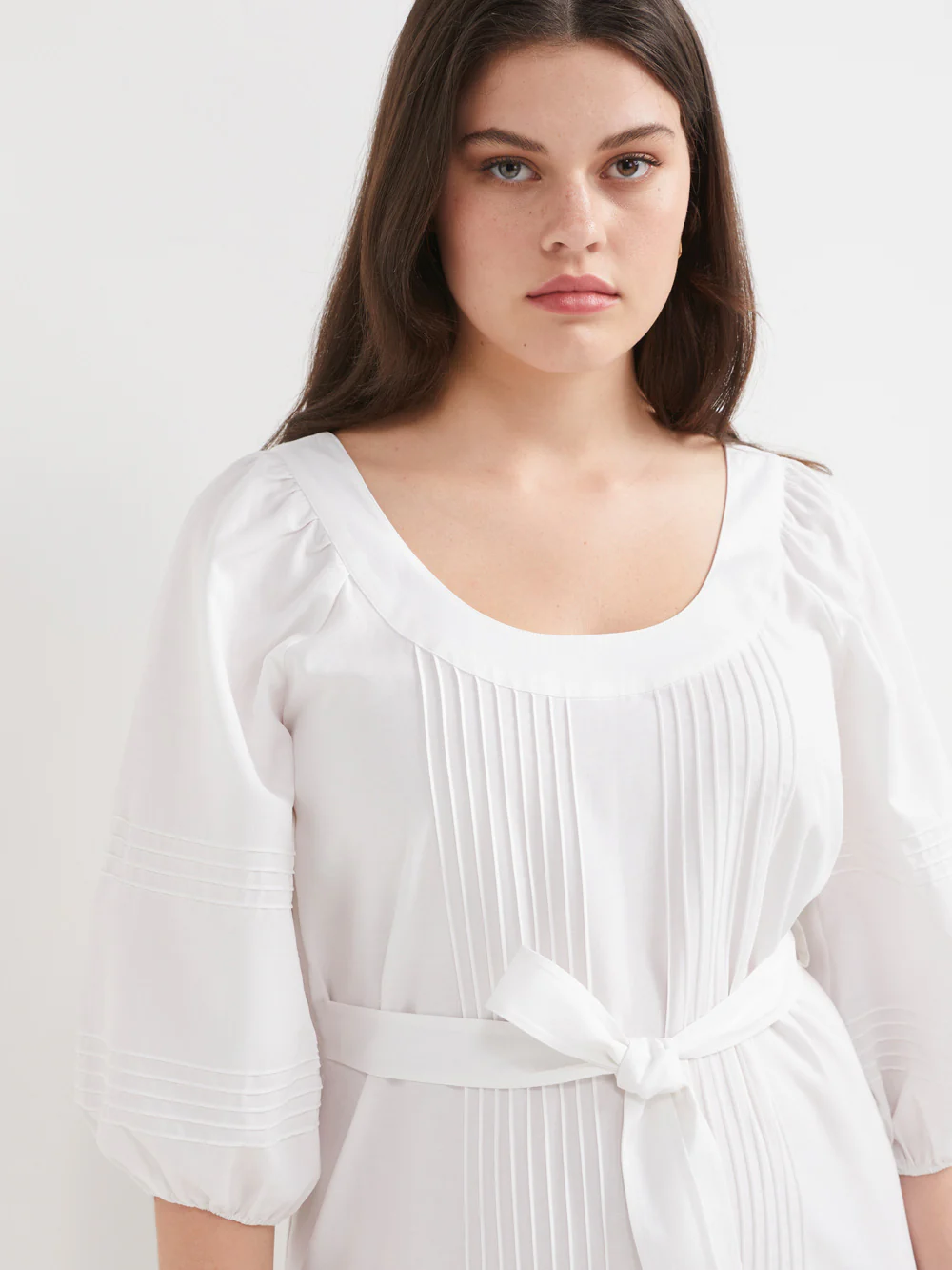 The Cotton Pintuck Dress - Image 4
