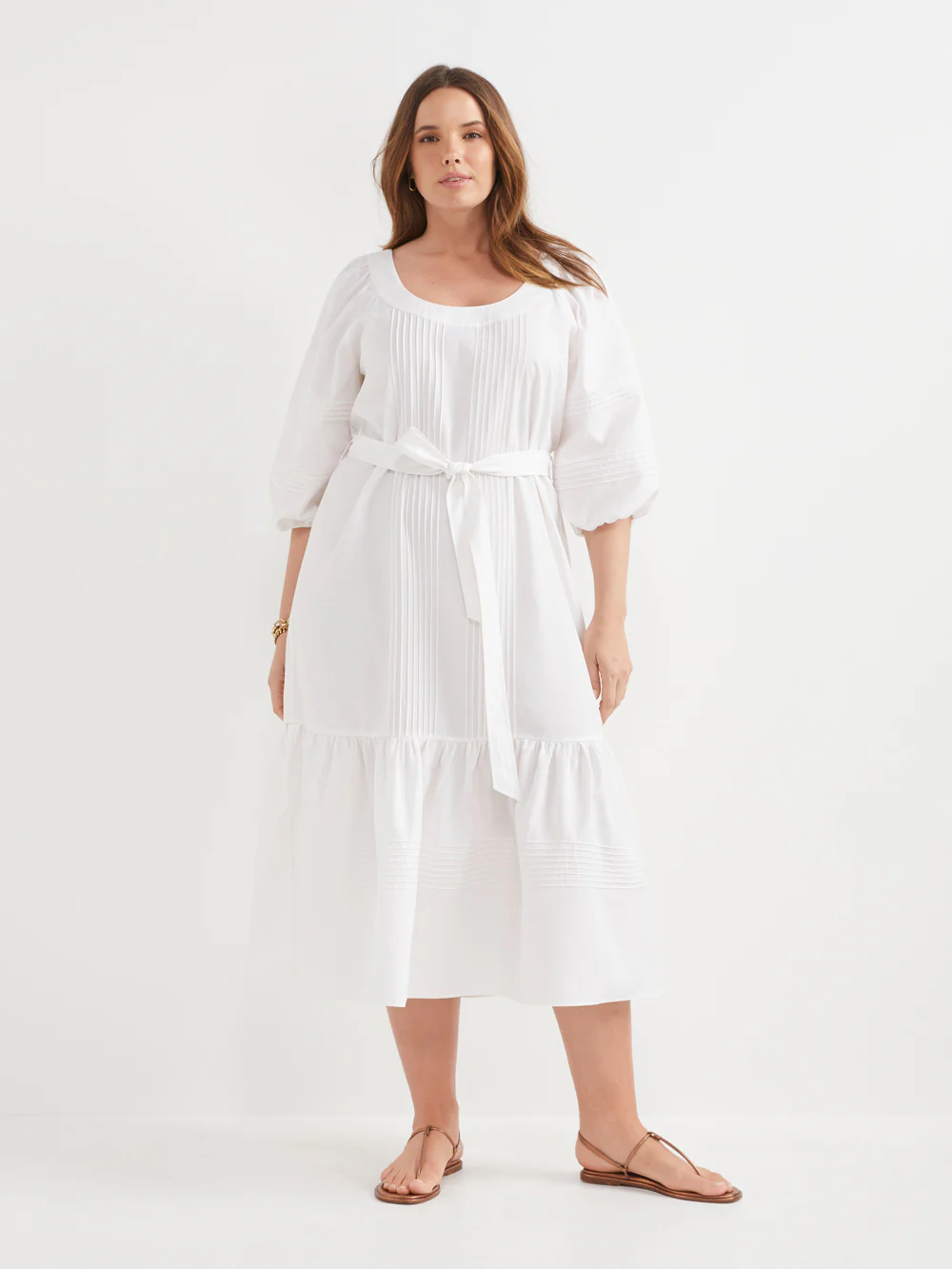 The Cotton Pintuck Dress - Image 7