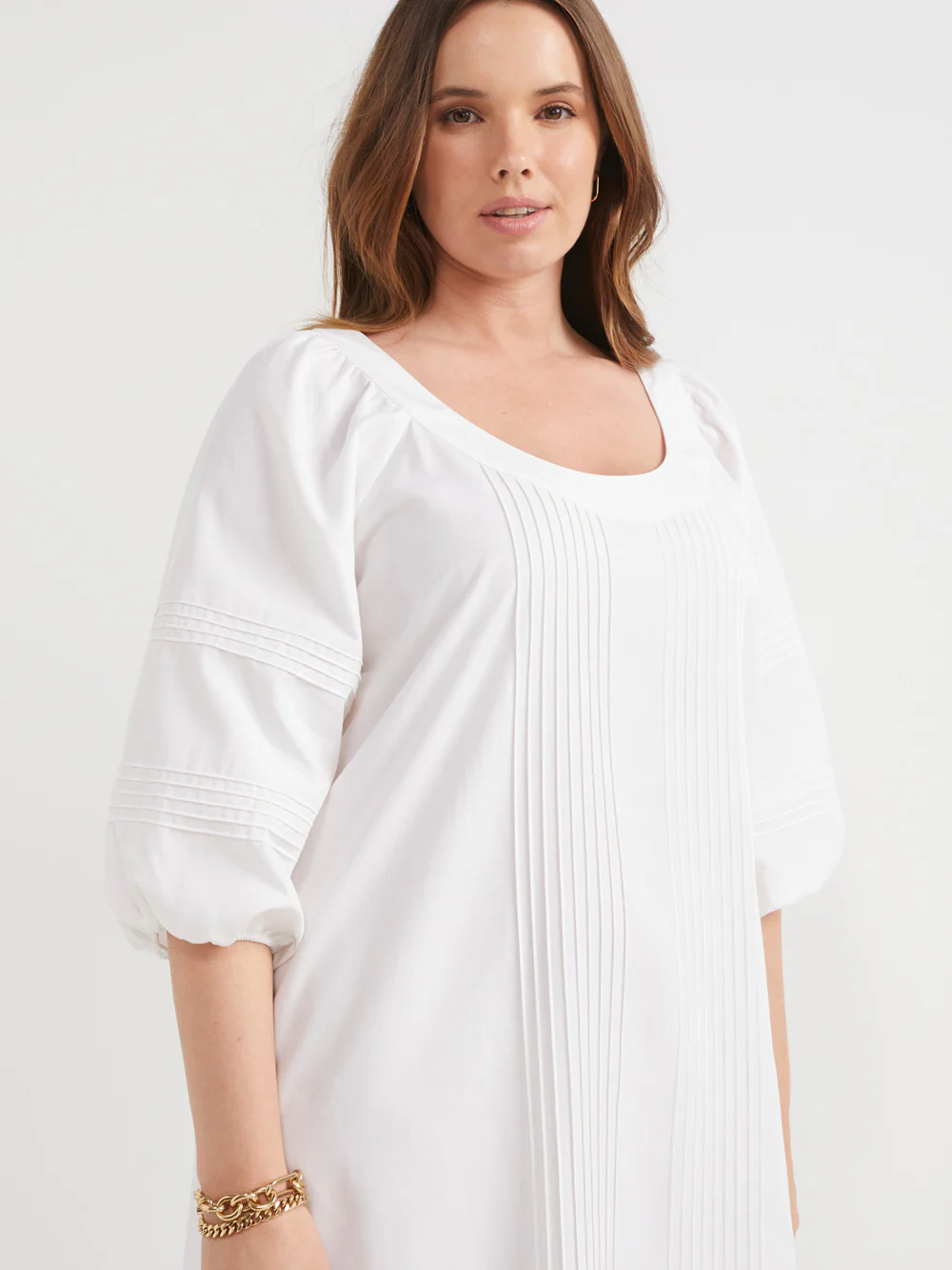 The Cotton Pintuck Dress - Image 9