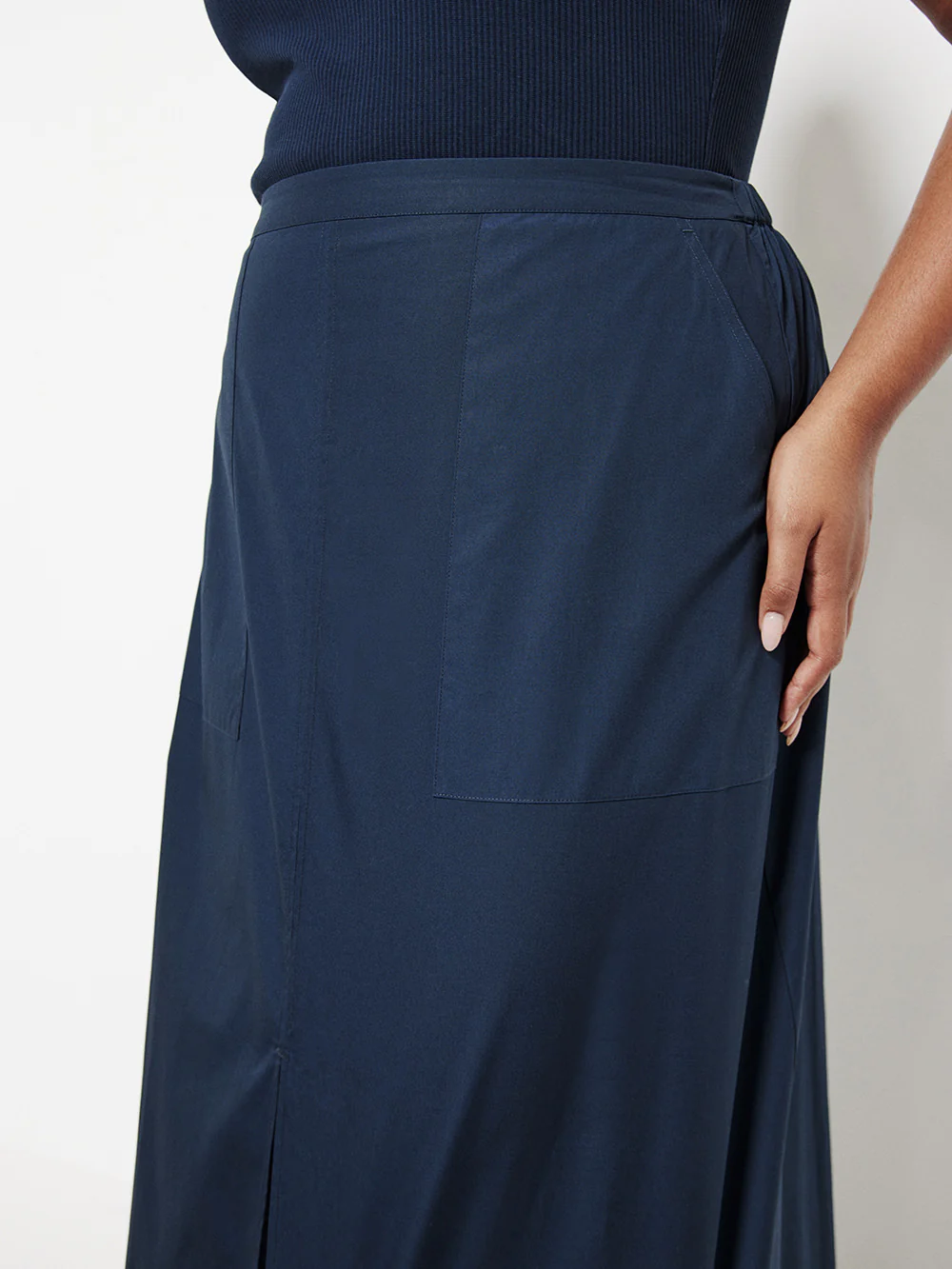 The Cotton Poplin A-Line Skirt - Image 7