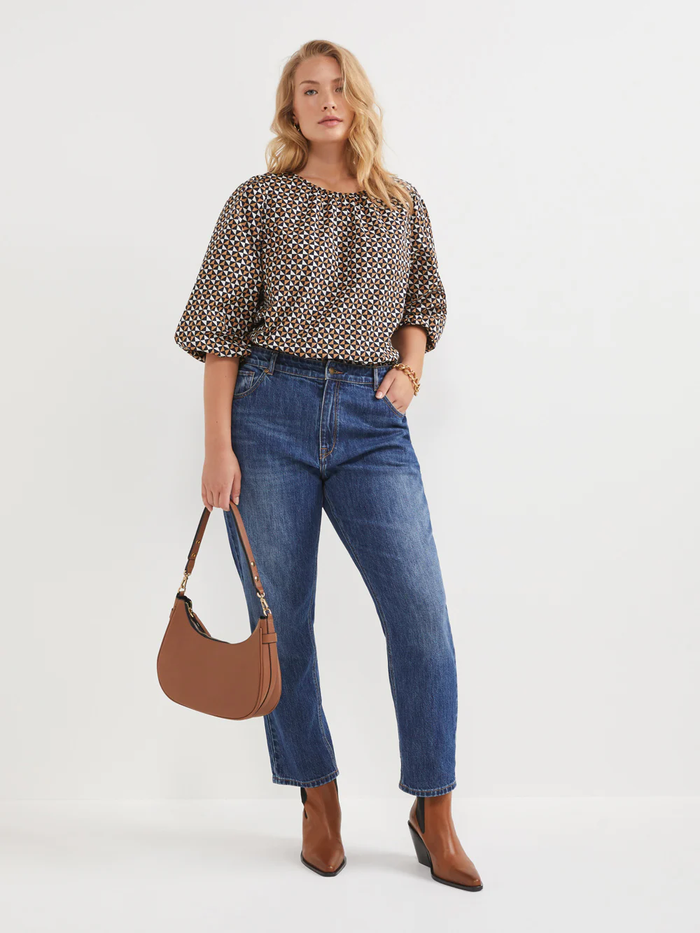 The Cotton Poplin Gathered Top - Image 7