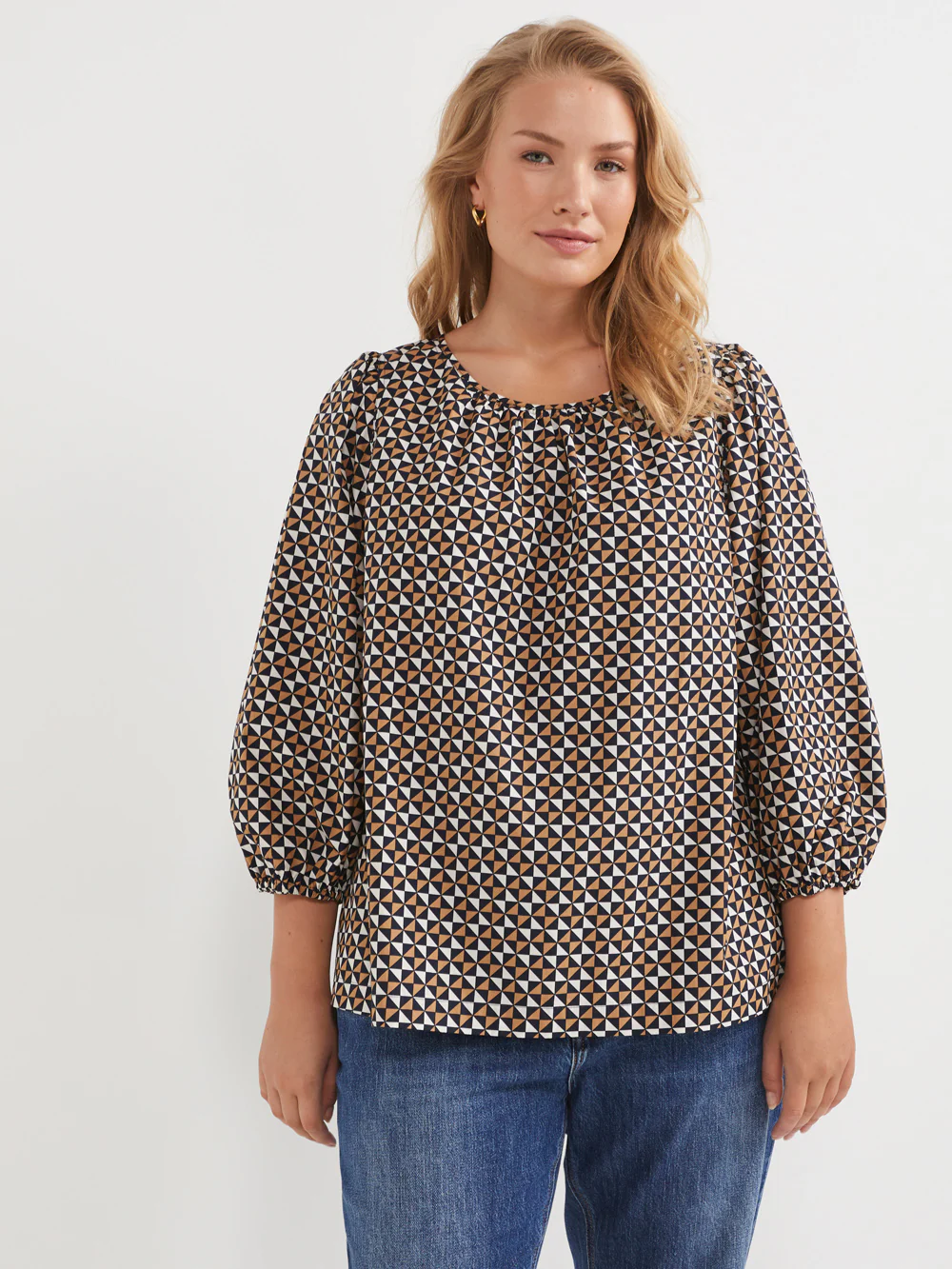 The Cotton Poplin Gathered Top - Image 8