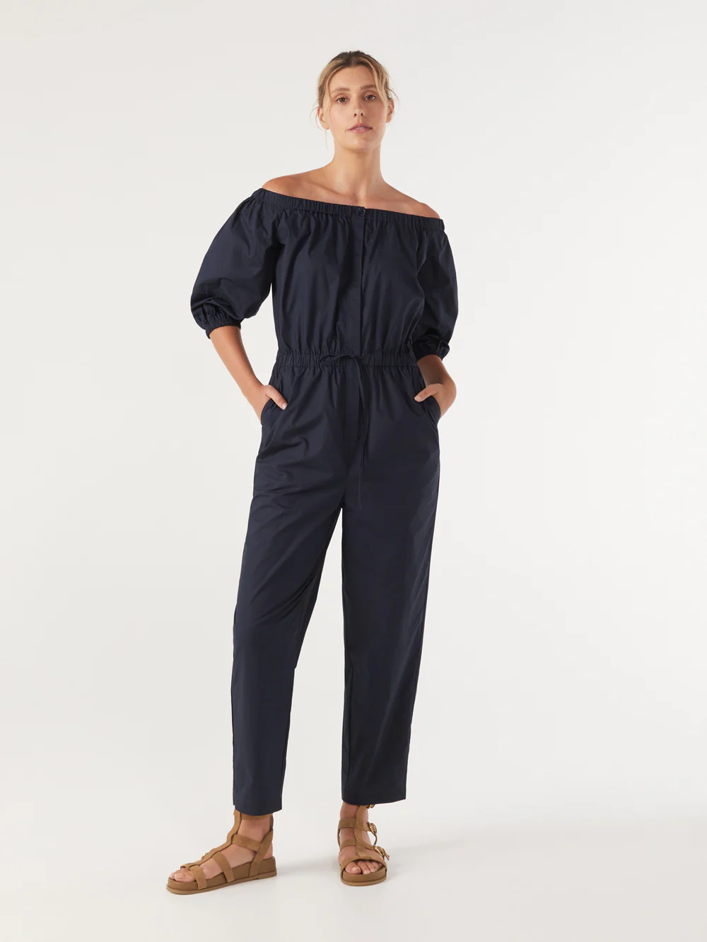 The Cotton Poplin Utility Jumpsuit - Image 2