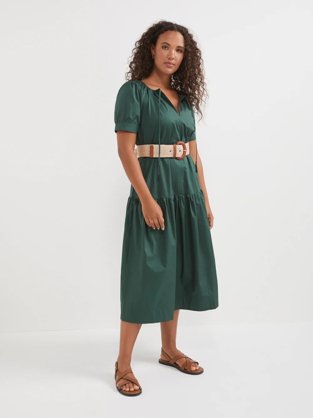 The Cotton Sateen Boho Dress - Image 2