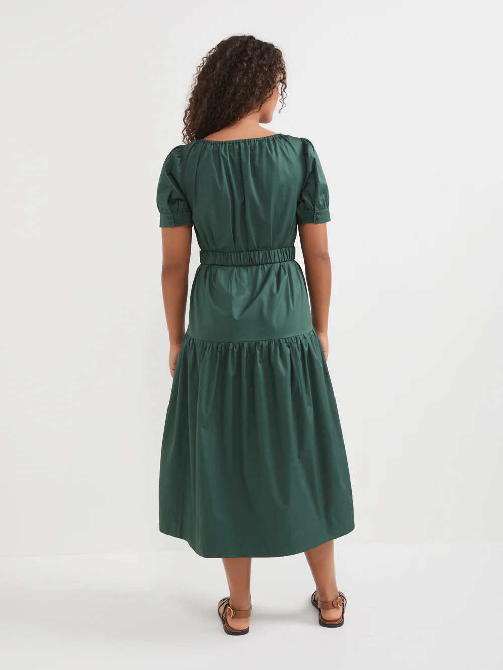 The Cotton Sateen Boho Dress - Image 3