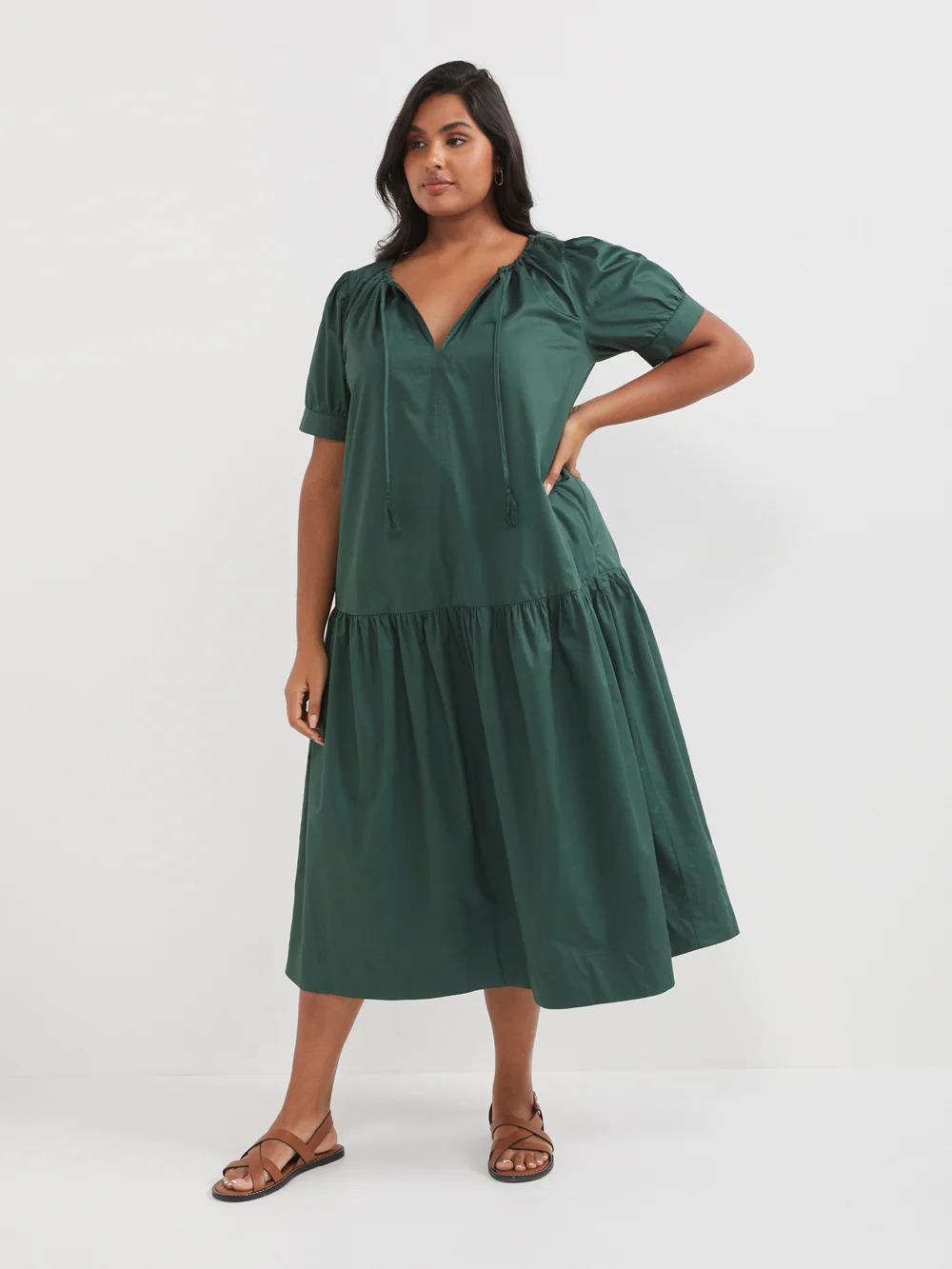 The Cotton Sateen Boho Dress - Image 6