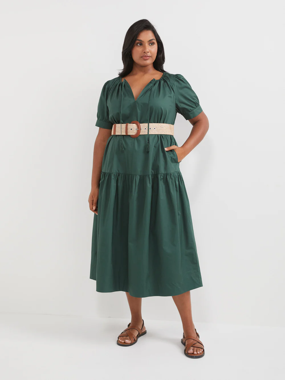 The Cotton Sateen Boho Dress - Image 7