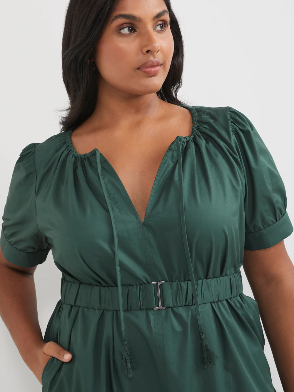 The Cotton Sateen Boho Dress - Image 9