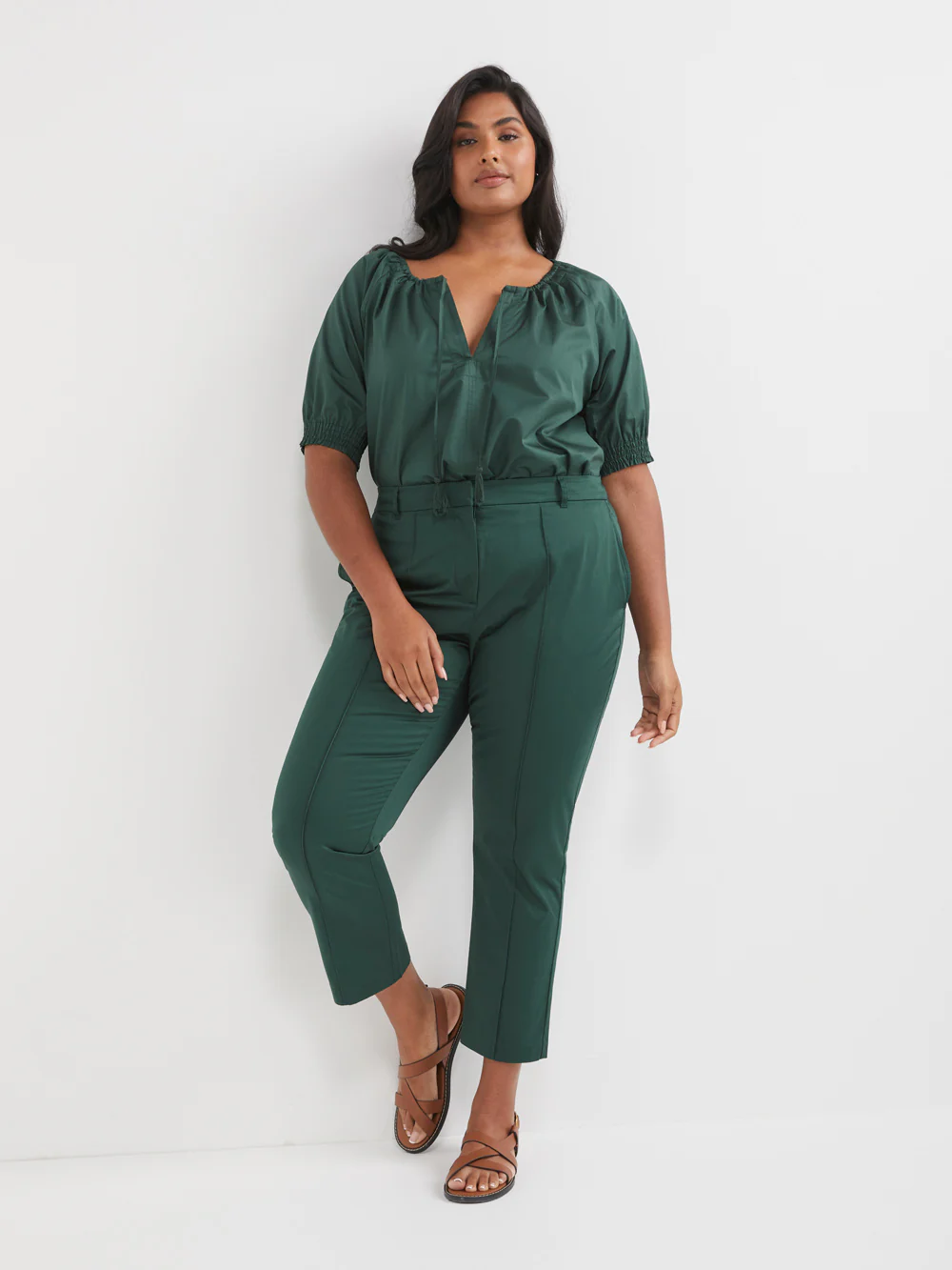 The Cotton Sateen Boho Top - Image 4