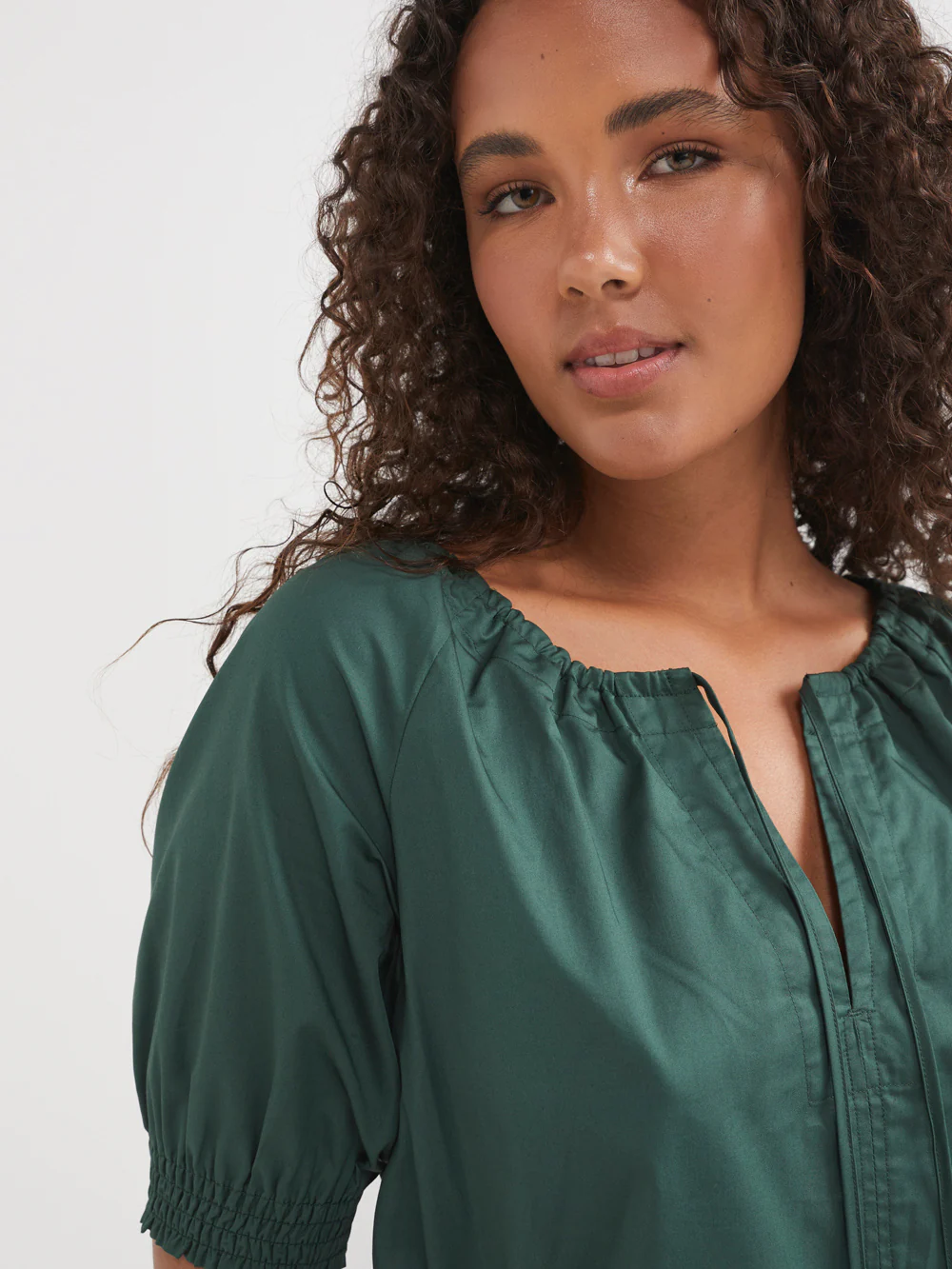 The Cotton Sateen Boho Top - Image 5