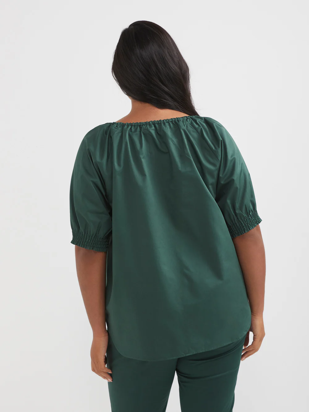 The Cotton Sateen Boho Top - Image 8