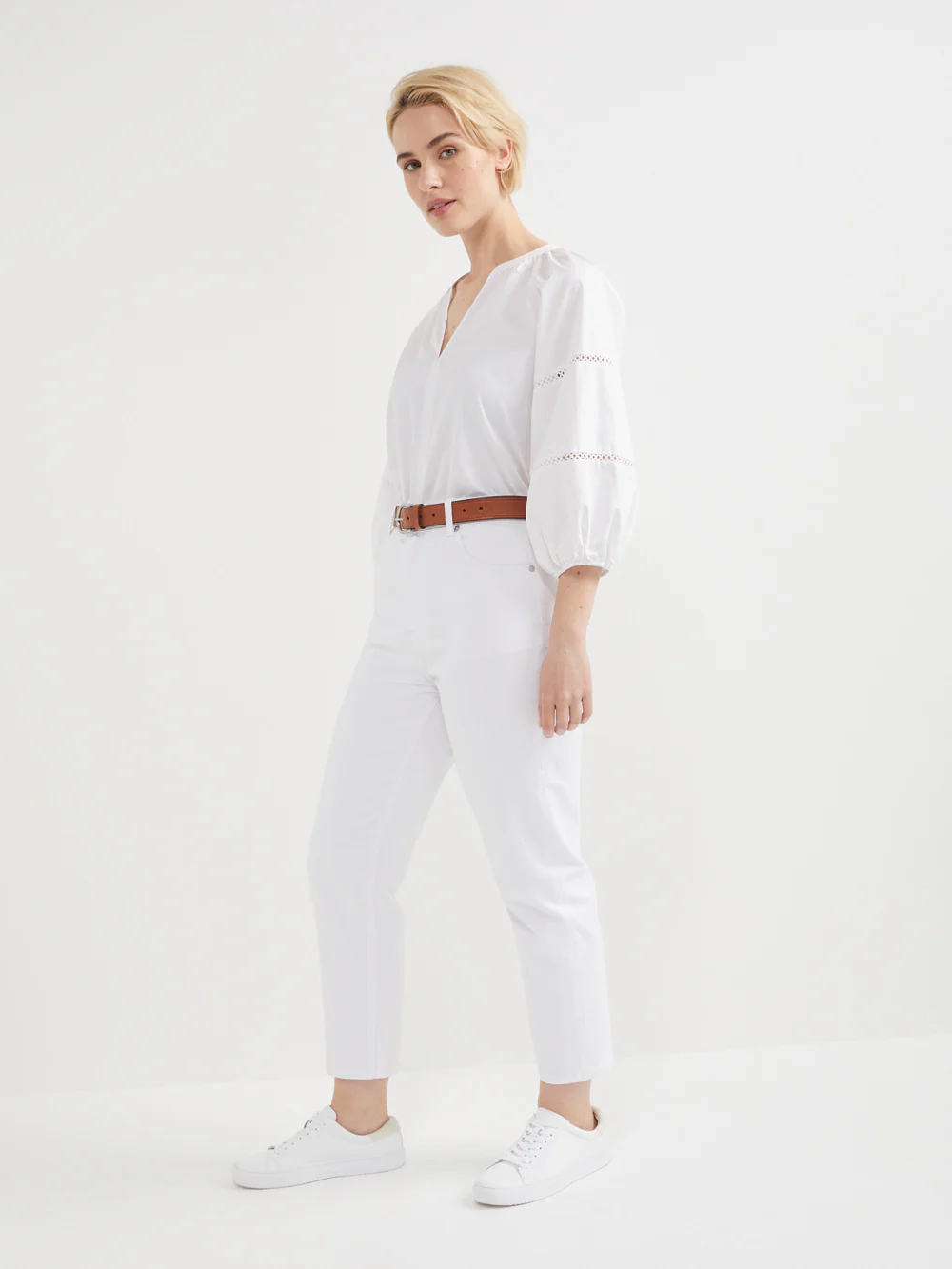 The Cotton Sateen Boho Top - Image 2