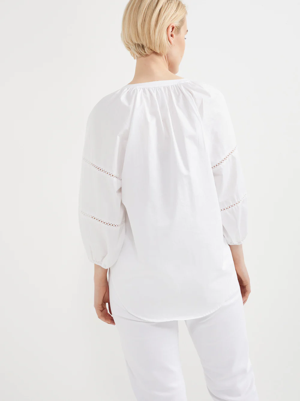The Cotton Sateen Boho Top - Image 3