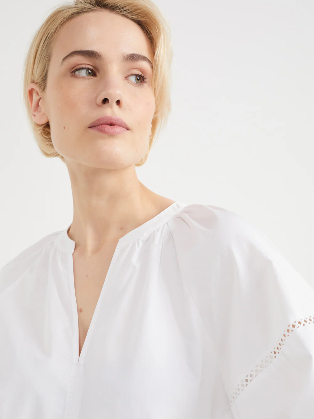 The Cotton Sateen Boho Top - Image 4