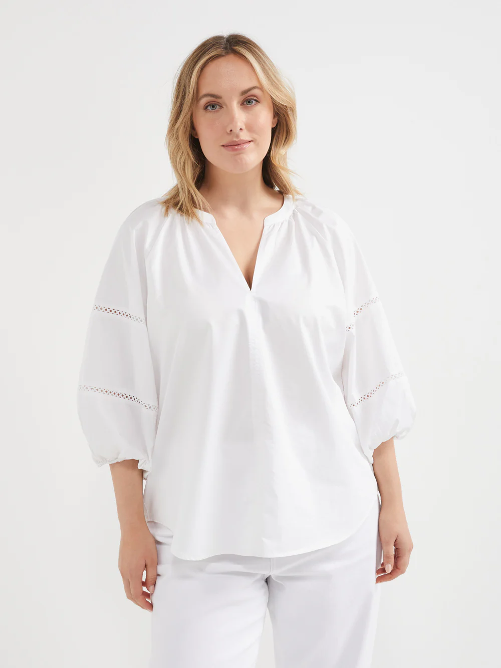 The Cotton Sateen Boho Top - Image 6