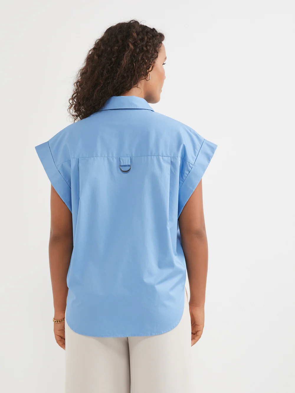 The Cotton Sateen Cuff Shirt - Image 4