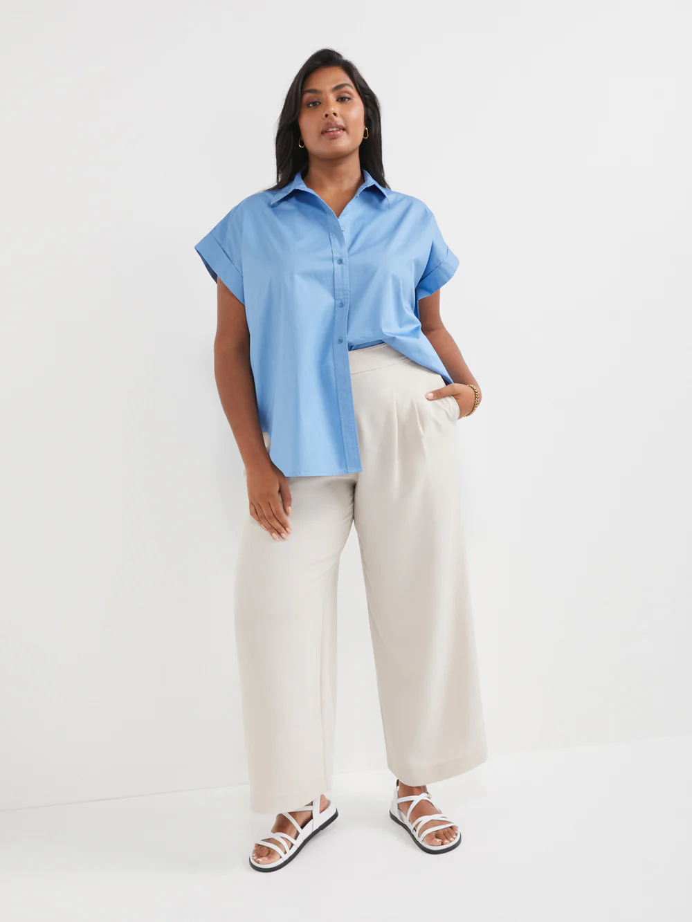 The Cotton Sateen Cuff Shirt - Image 7