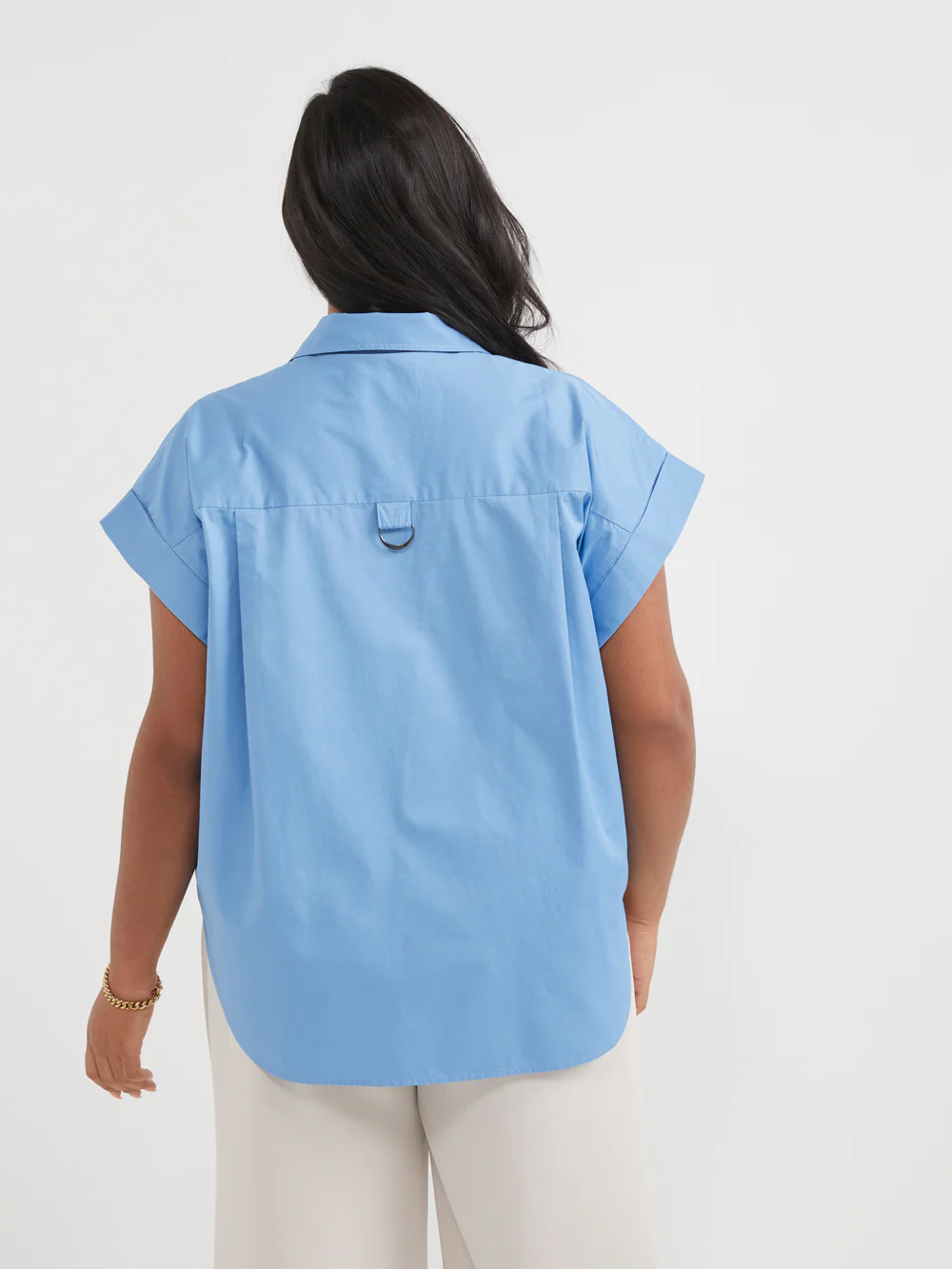 The Cotton Sateen Cuff Shirt - Image 9