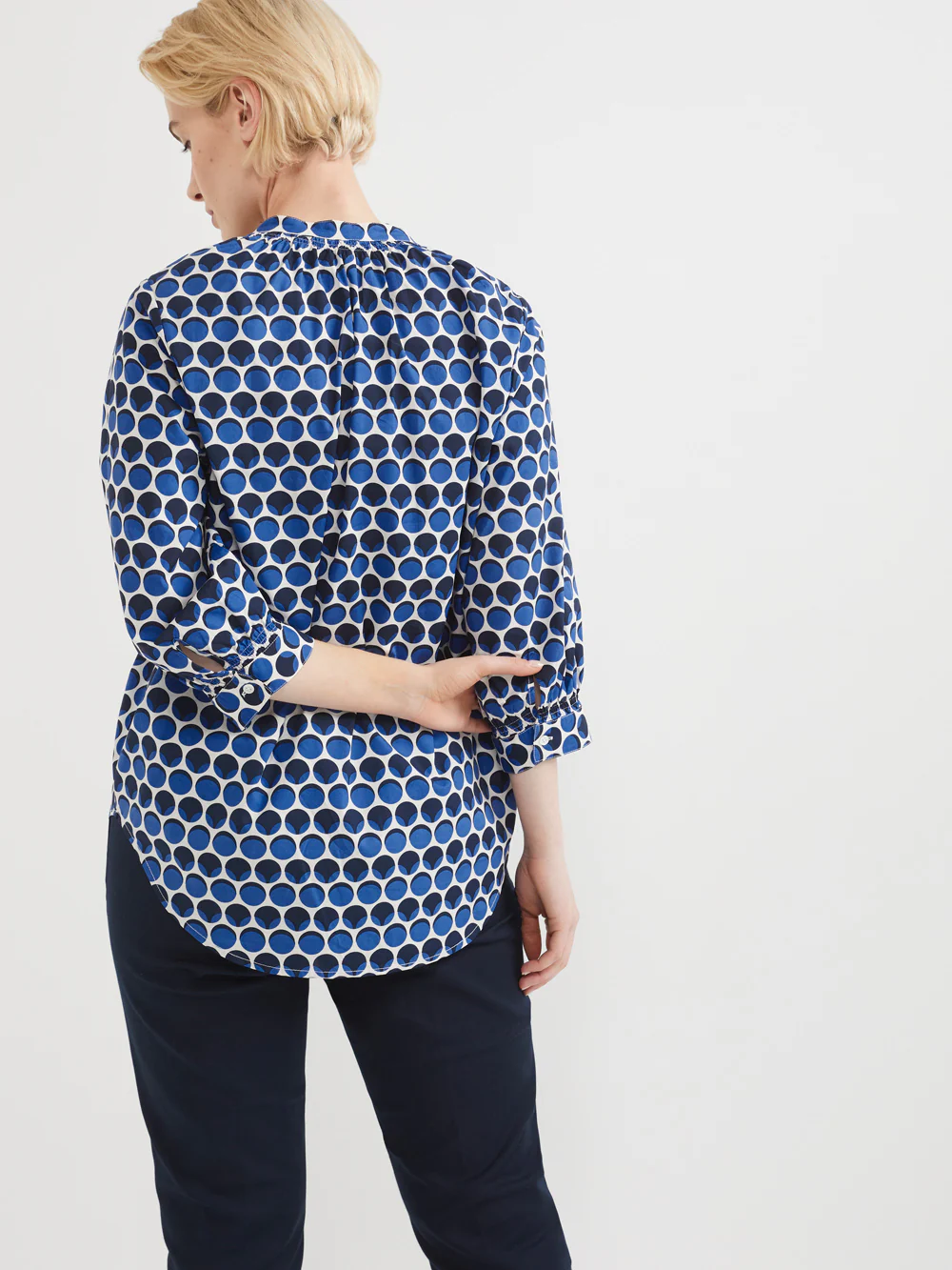 The Cotton Spot Print Top - Image 3